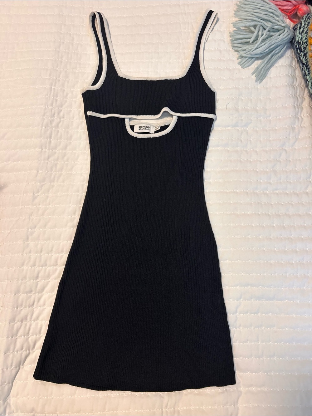 Knit mini dress